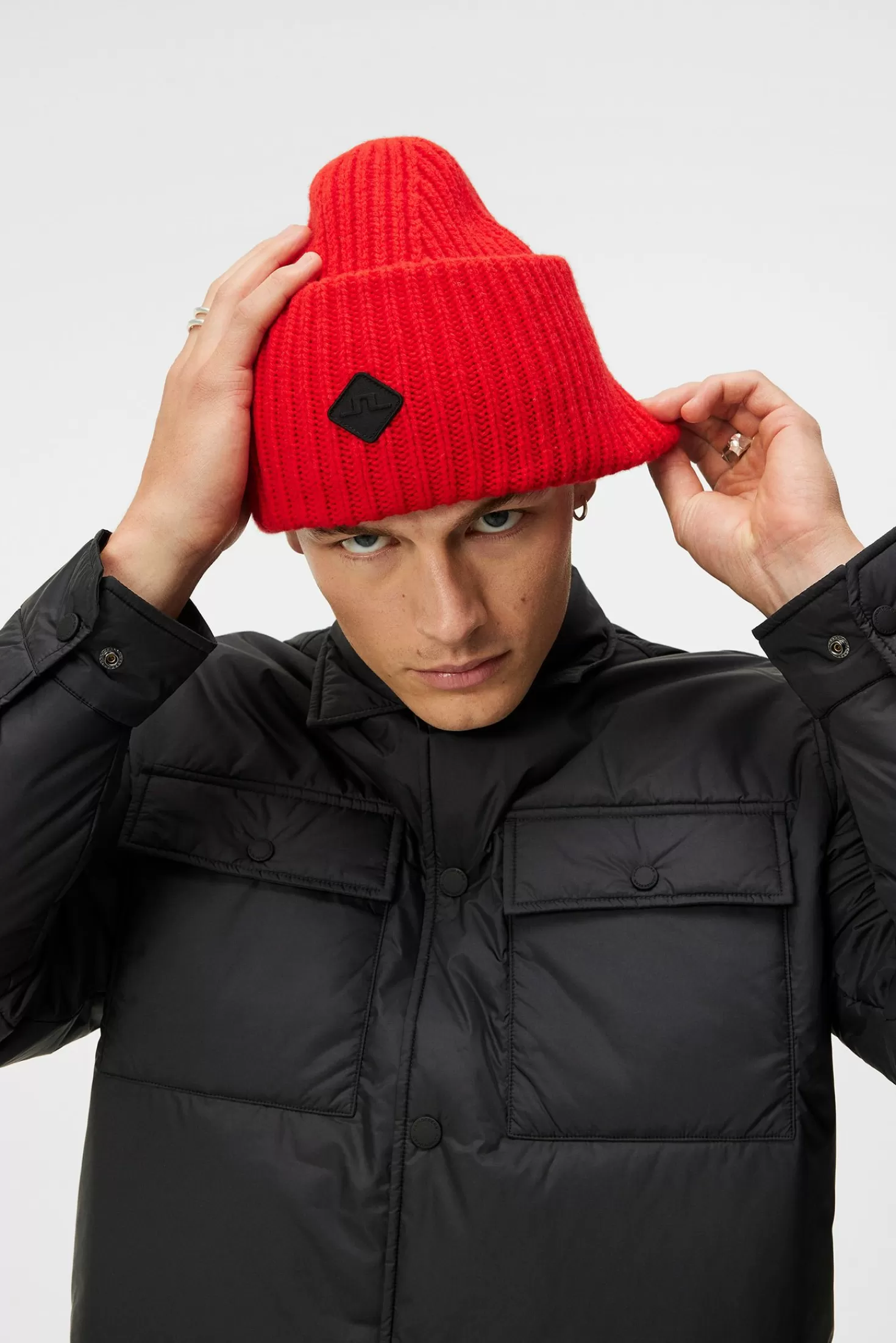 Enso Knitted Beanie | J.Lindeberg Clearance